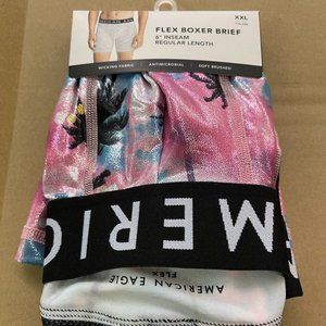 New American Eagle "Palm Trees" Flex Boxer Brief Size XXL